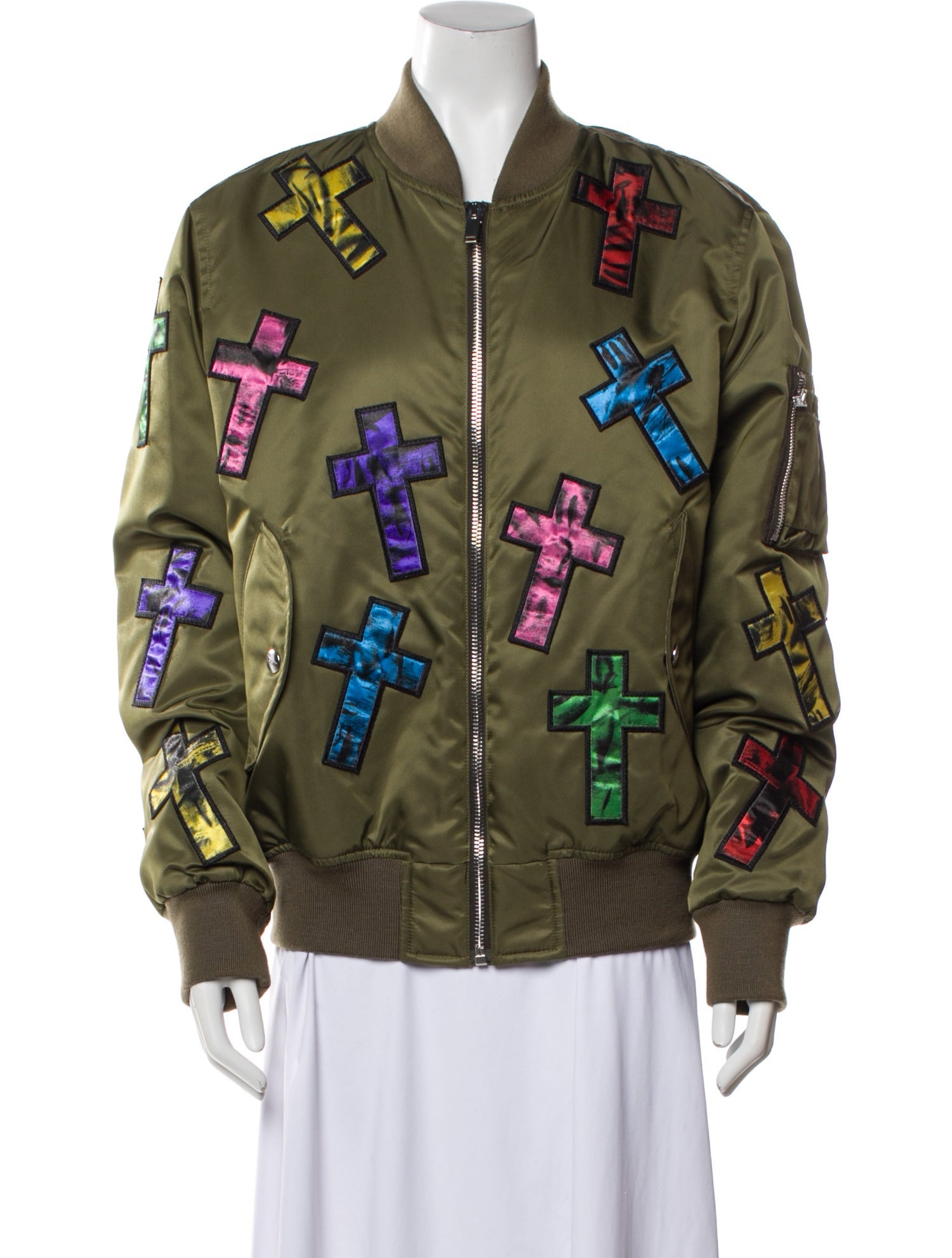 Moschino Couture Printed Bomber Jacket