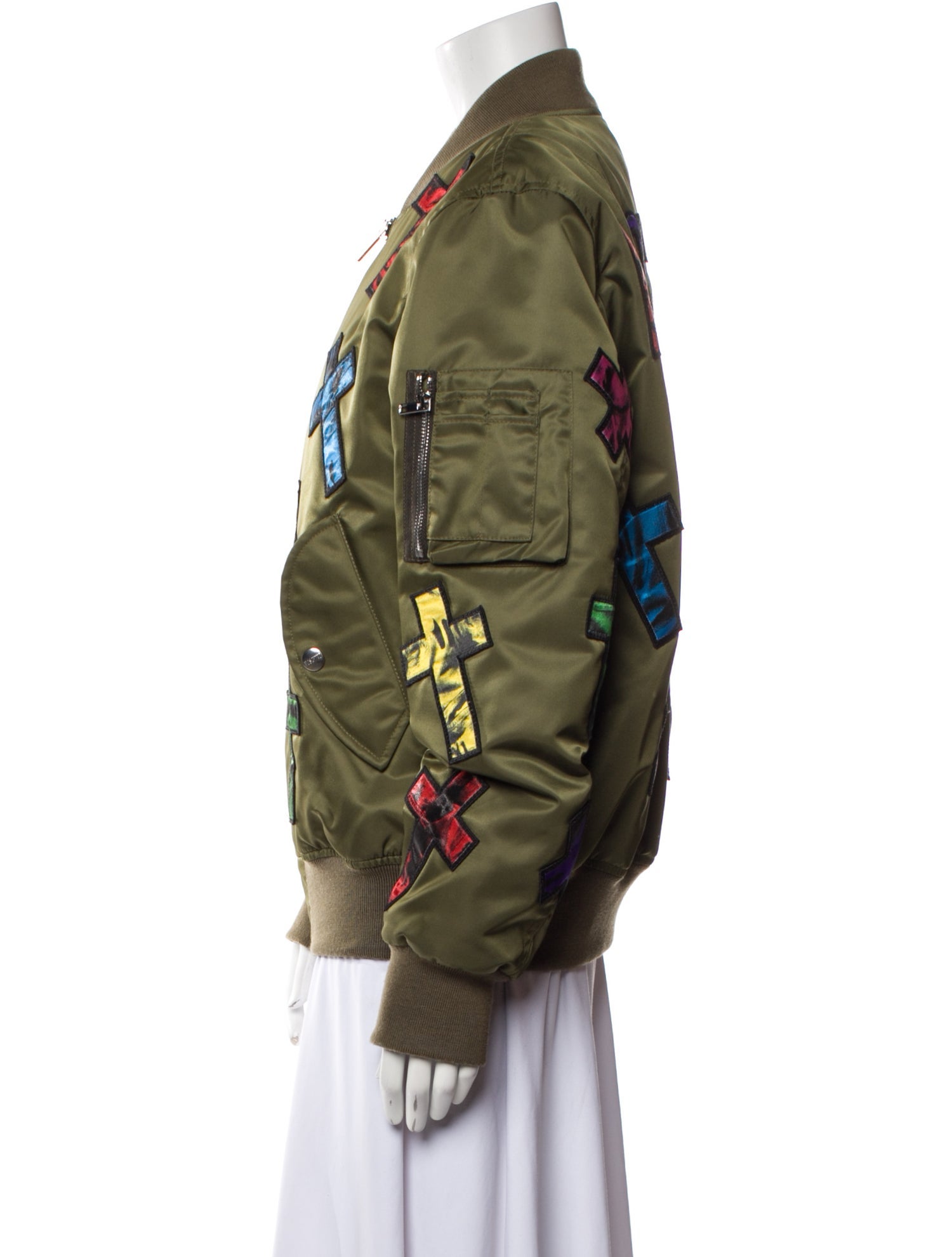 Moschino Couture Printed Bomber Jacket