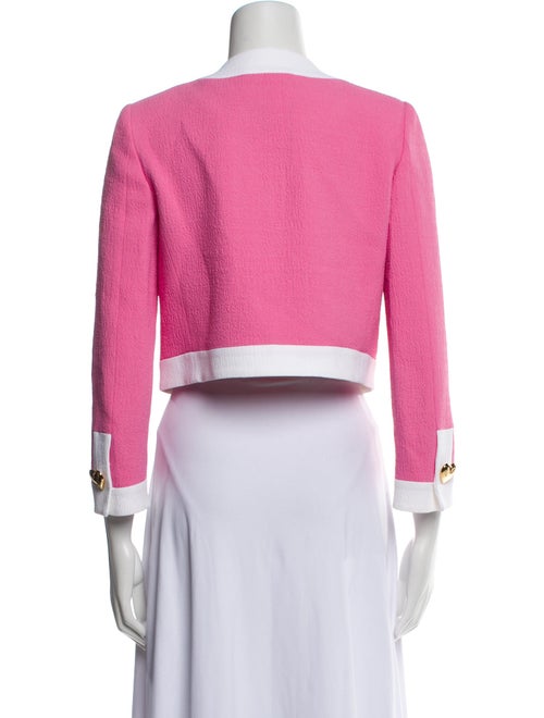 Moschino Couture Colorblock Pattern Evening Jacket