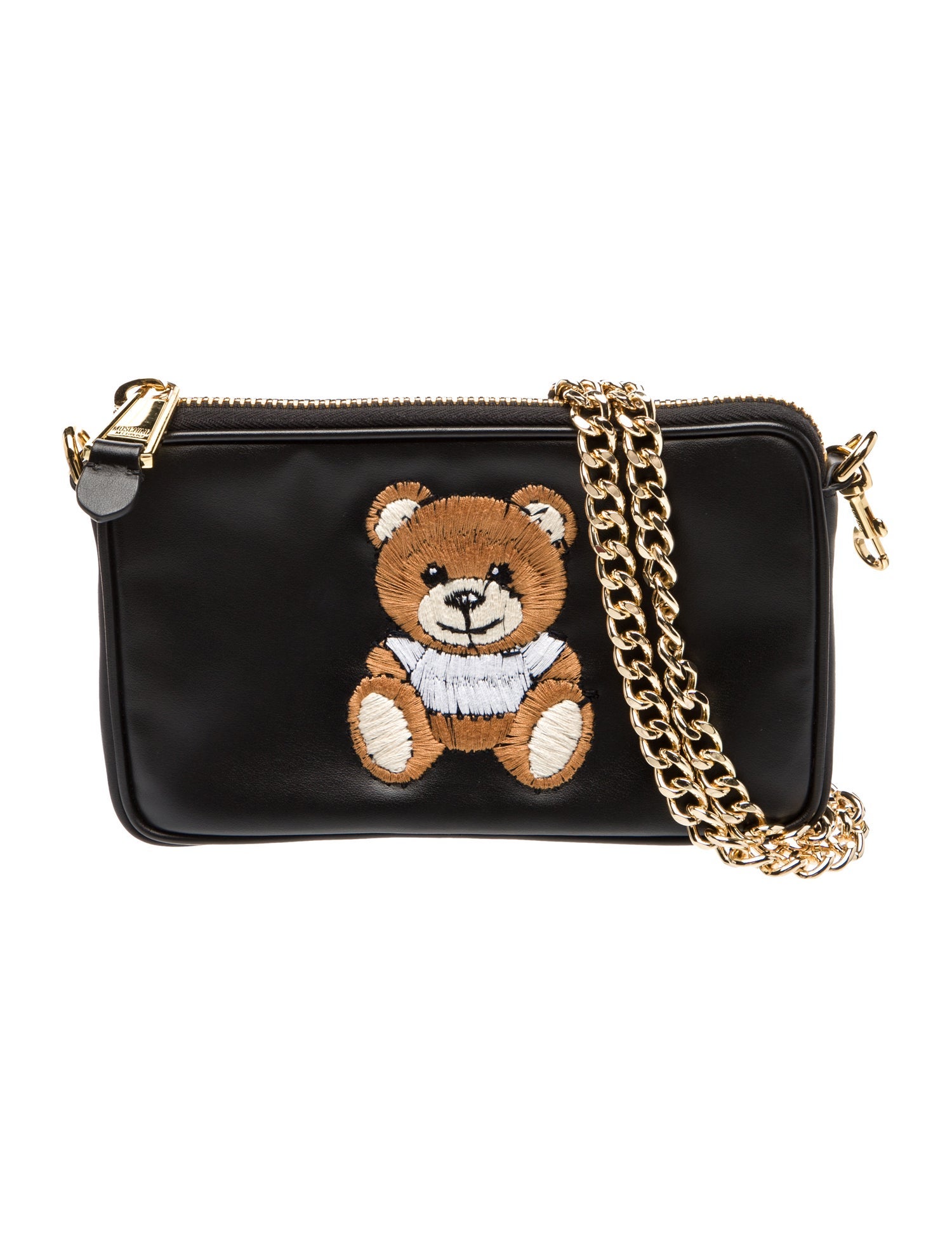 Moschino Couture Leather Shoulder Bag