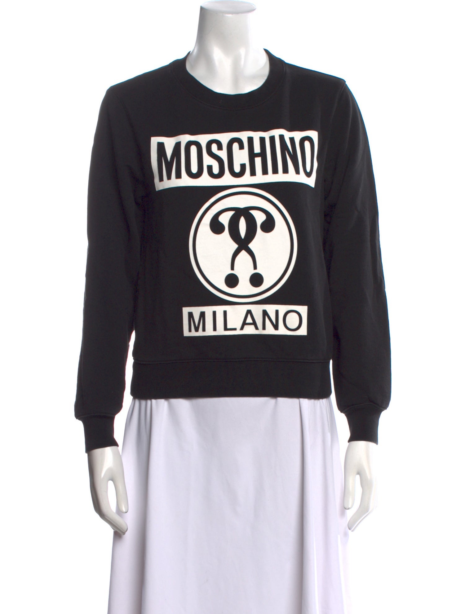 Moschino Couture Graphic Print Crew Neck Sweatshirt