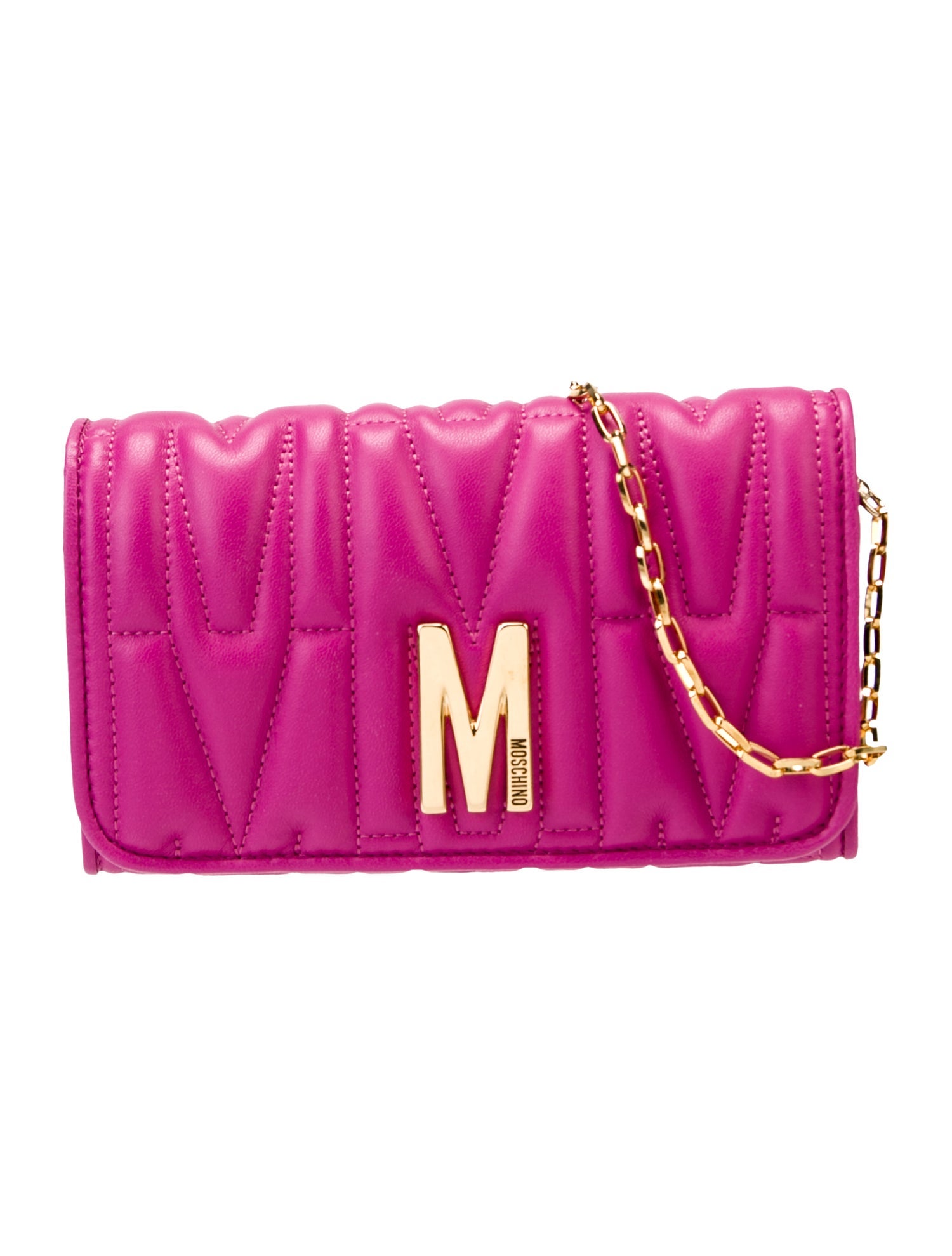 Moschino Couture Leather Clutch