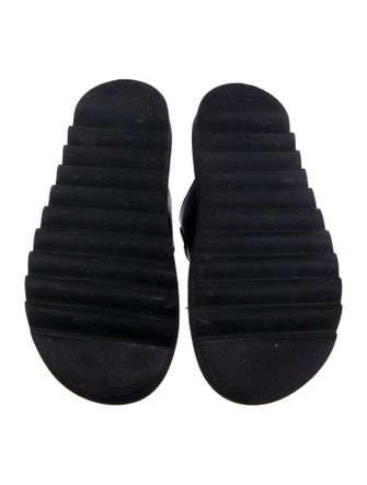 Moschino Couture Leather Slides