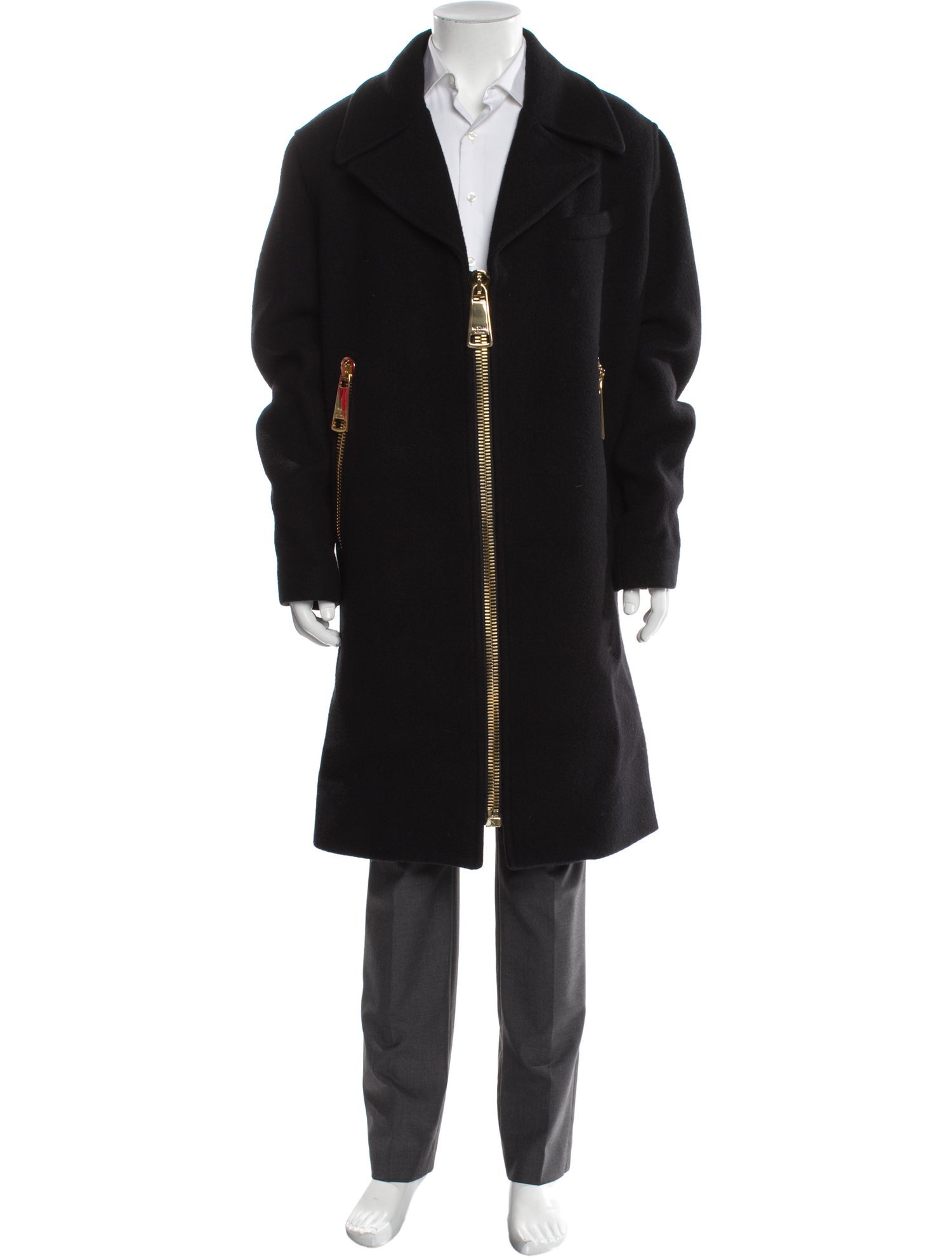Moschino Couture Virgin Wool Overcoat