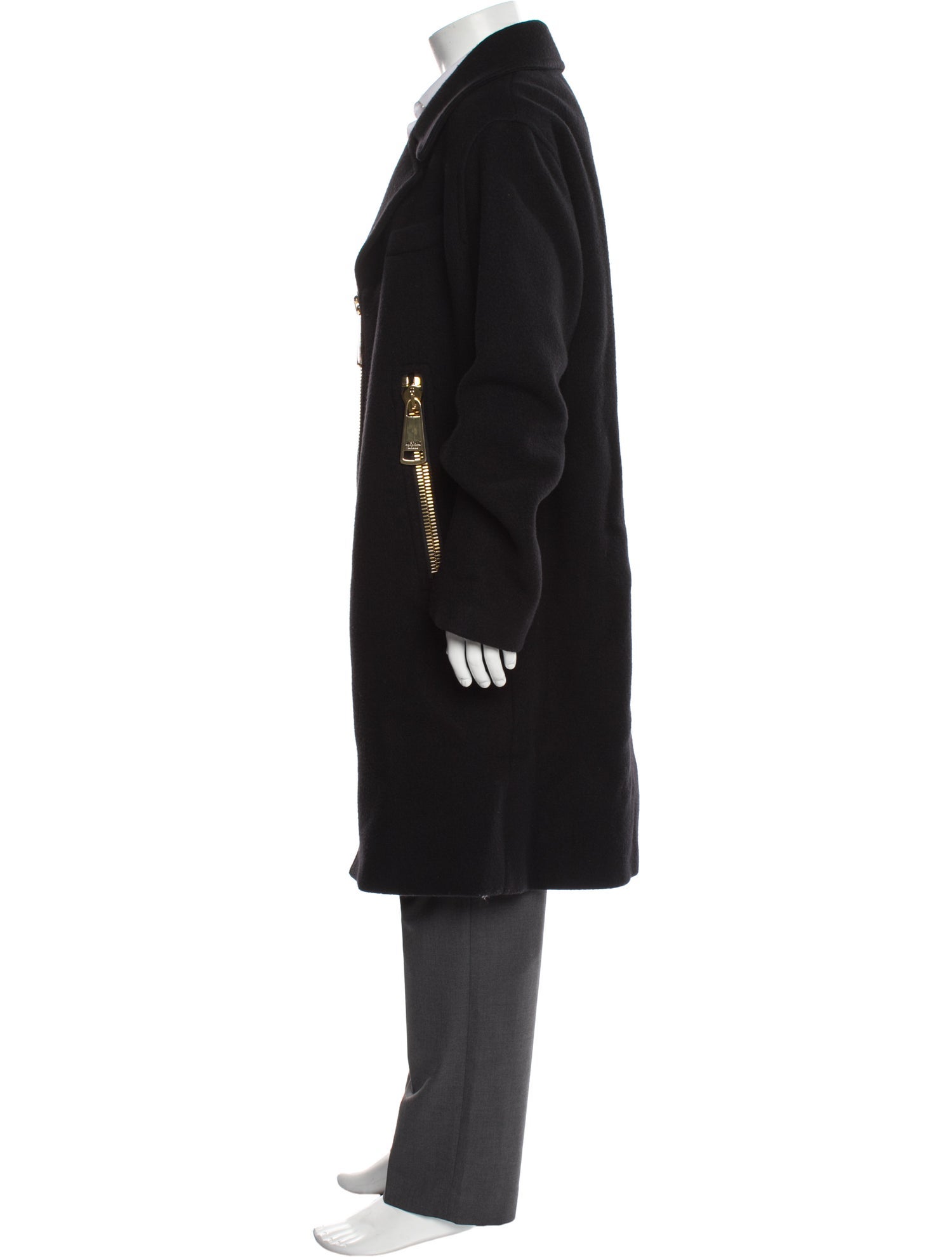 Moschino Couture Virgin Wool Overcoat