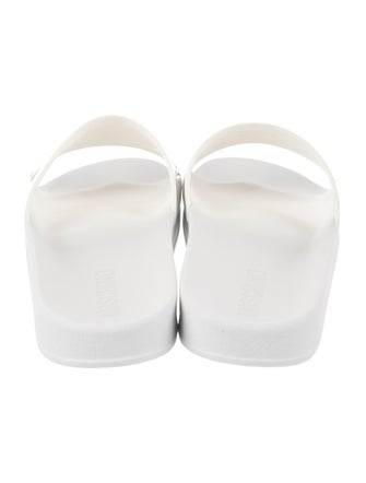 Moschino Couture Rubber Printed Slides