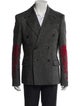 Moschino Couture Wool Tweed Pattern Peacoat