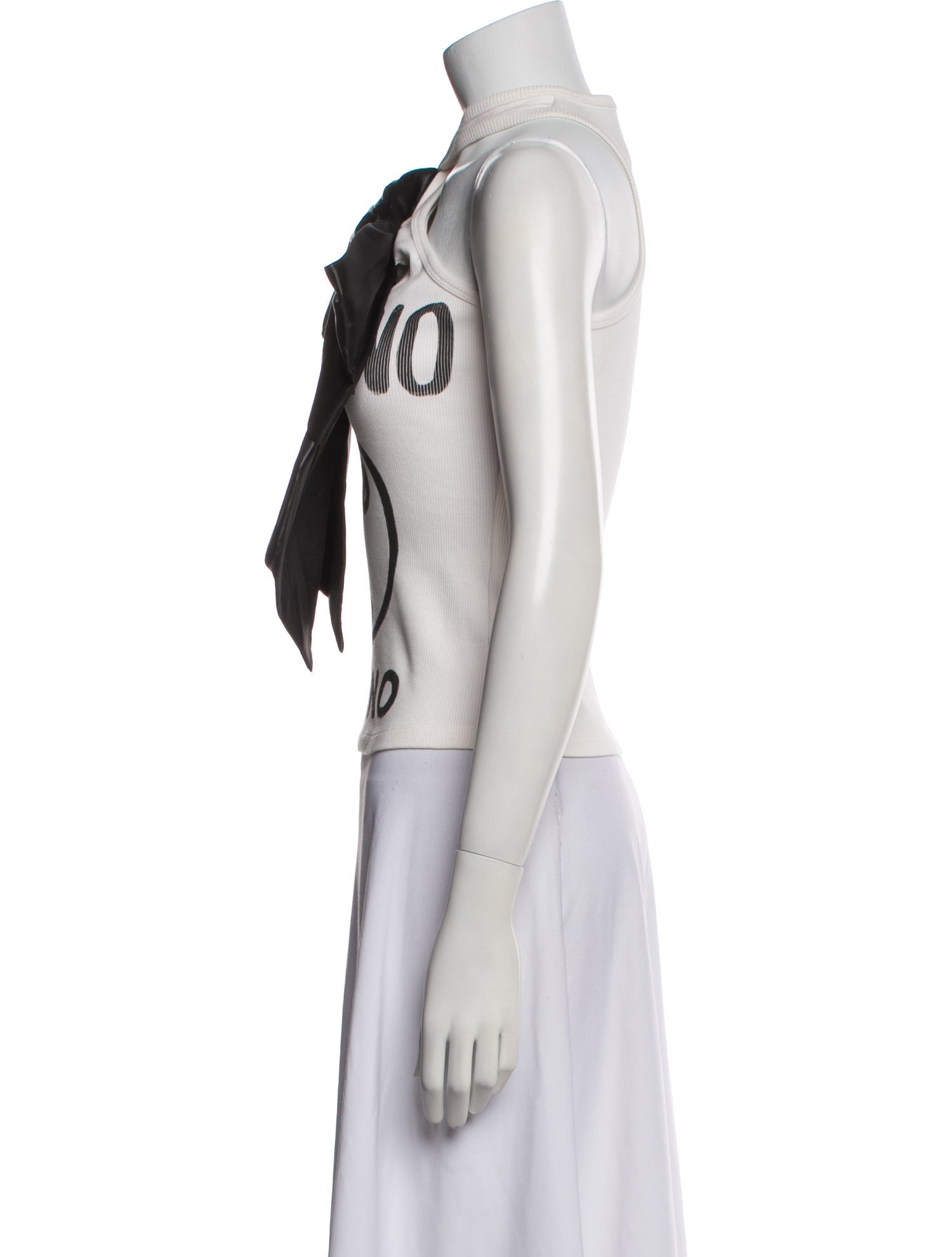 Moschino Couture One-Shoulder Sleeveless Top