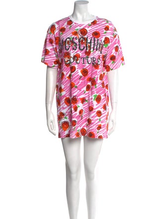 Moschino Couture Printed Mini Dress