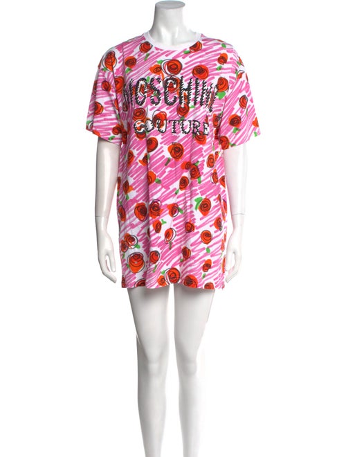 Moschino Couture Printed Mini Dress