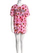 Moschino Couture Printed Mini Dress