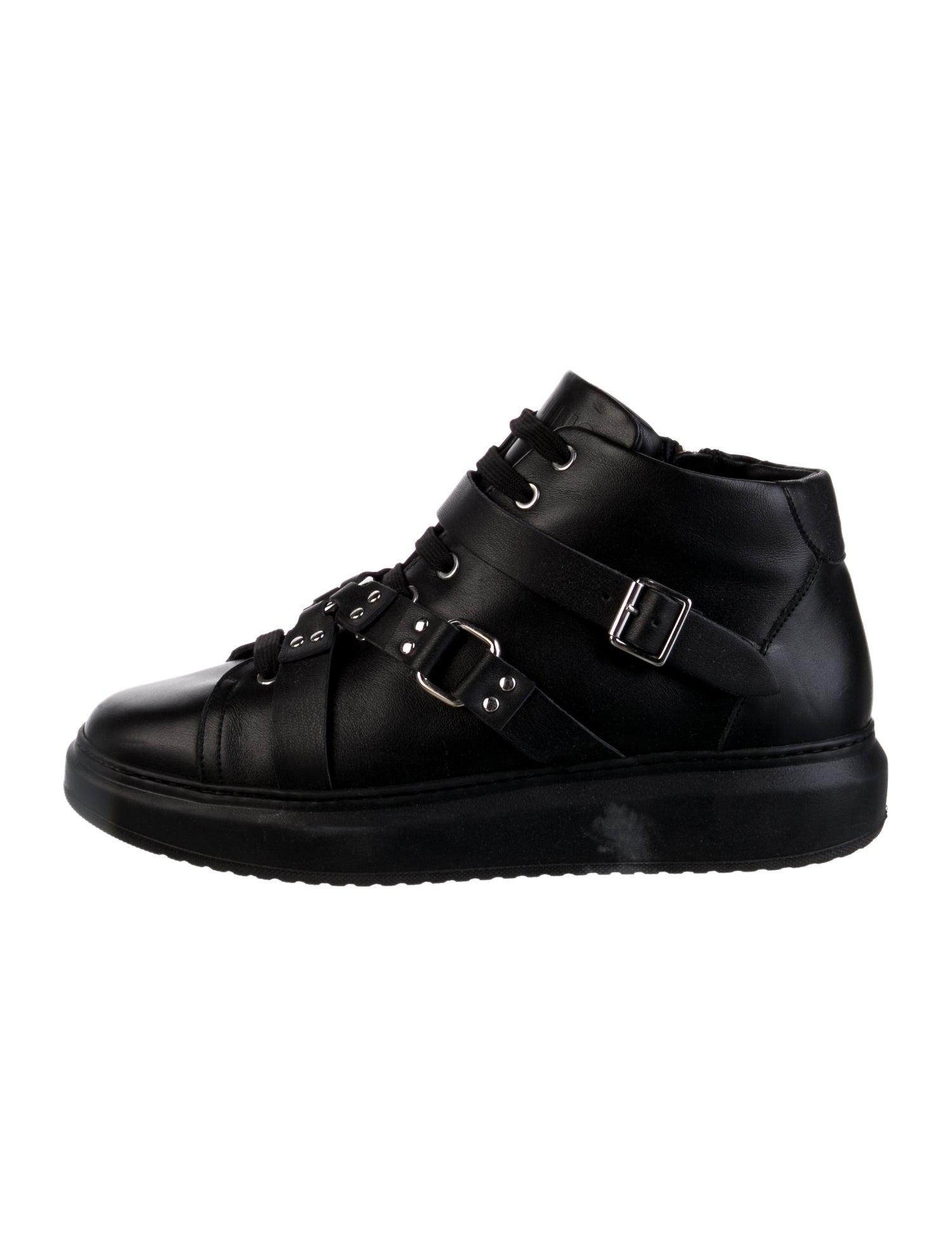 Moschino Couture Leather Sneakers