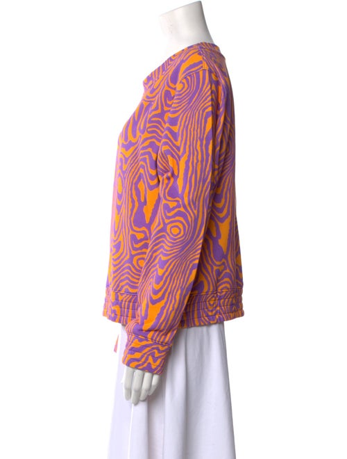 Moschino Couture Printed Crew Neck Blouse