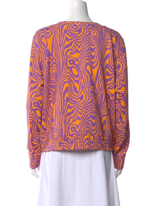 Moschino Couture Printed Crew Neck Blouse