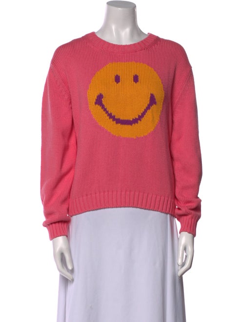 Moschino Couture Graphic Print Scoop Neck Sweater