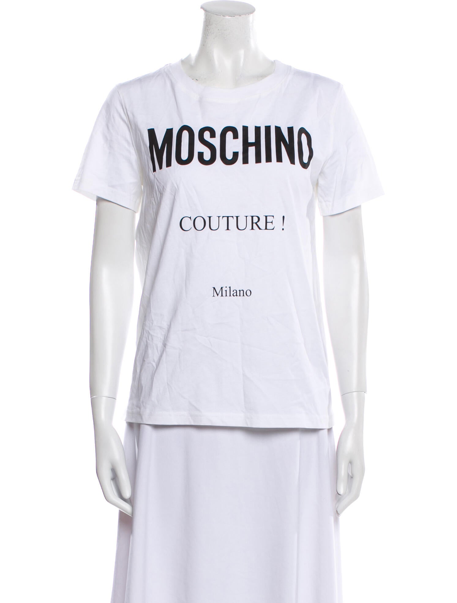 Moschino Couture Graphic Print Crew Neck T-Shirt