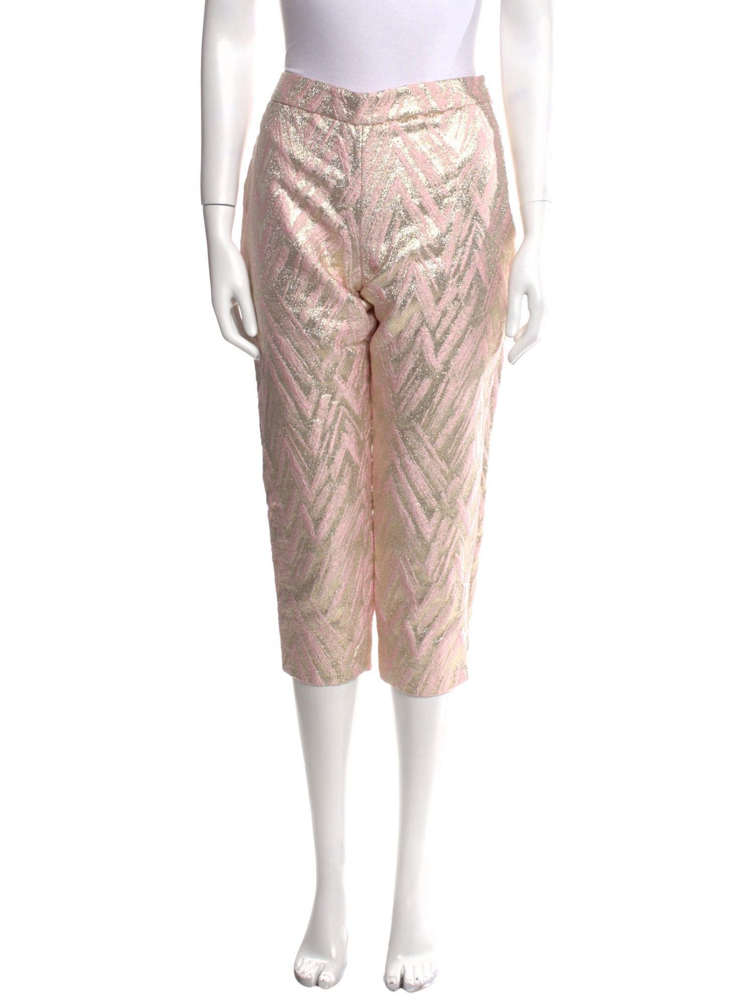 Moschino Couture Printed Straight Leg Pants w/ Tags