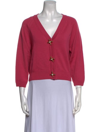 Moschino Couture Virgin Wool V-Neck Sweater