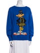 Moschino Couture Daffy Duck Intarsia Wool Sweater Virgin Wool Sweater