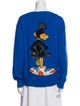 Moschino Couture Daffy Duck Intarsia Wool Sweater Virgin Wool Sweater