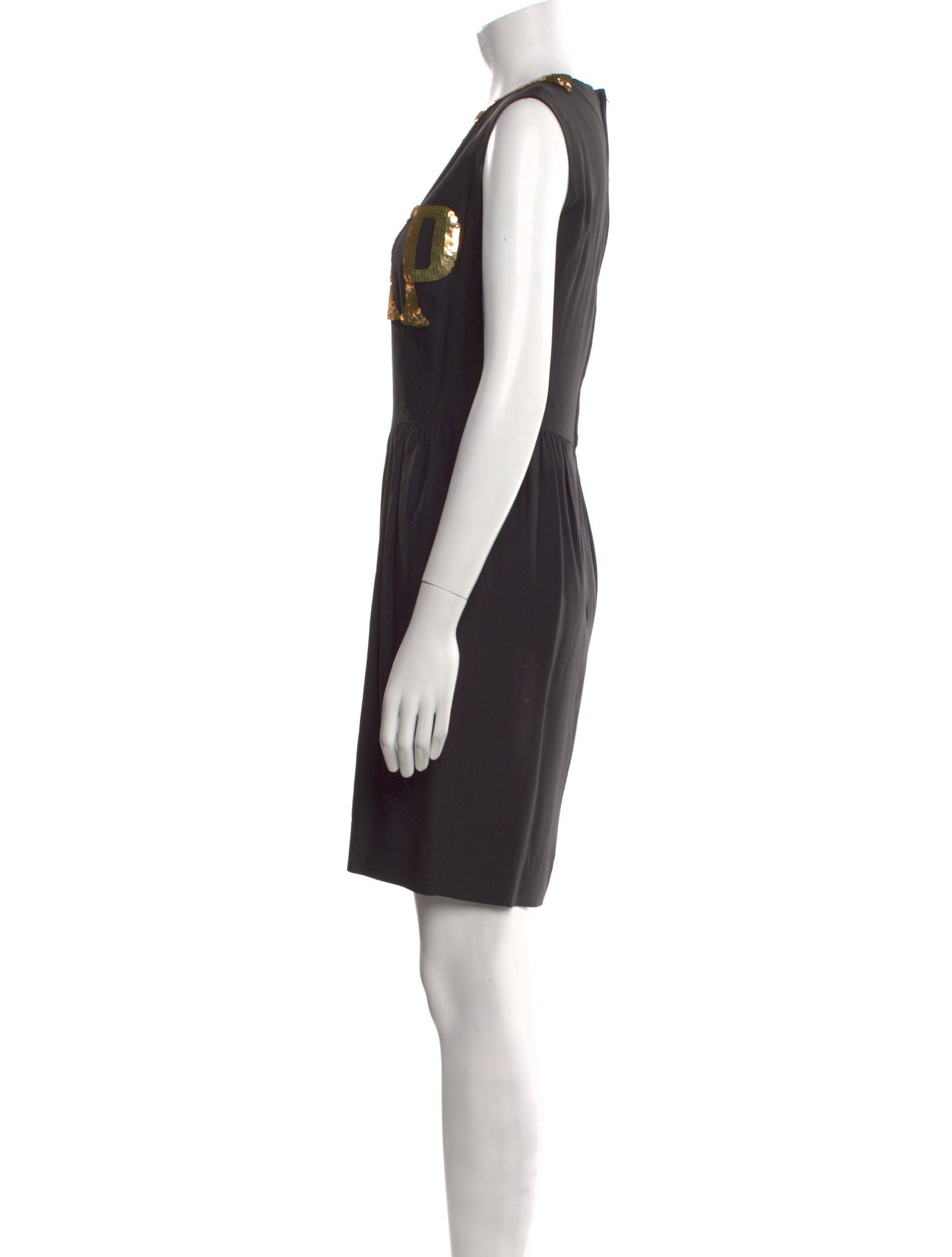 Moschino Couture V-Neck Mini Dress