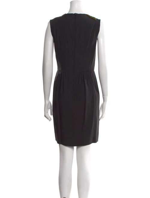 Moschino Couture V-Neck Mini Dress