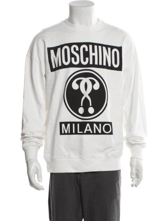 Moschino Couture Graphic Print Crew Neck Pullover