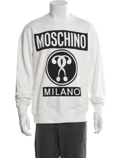 Moschino Couture Graphic Print Crew Neck Pullover