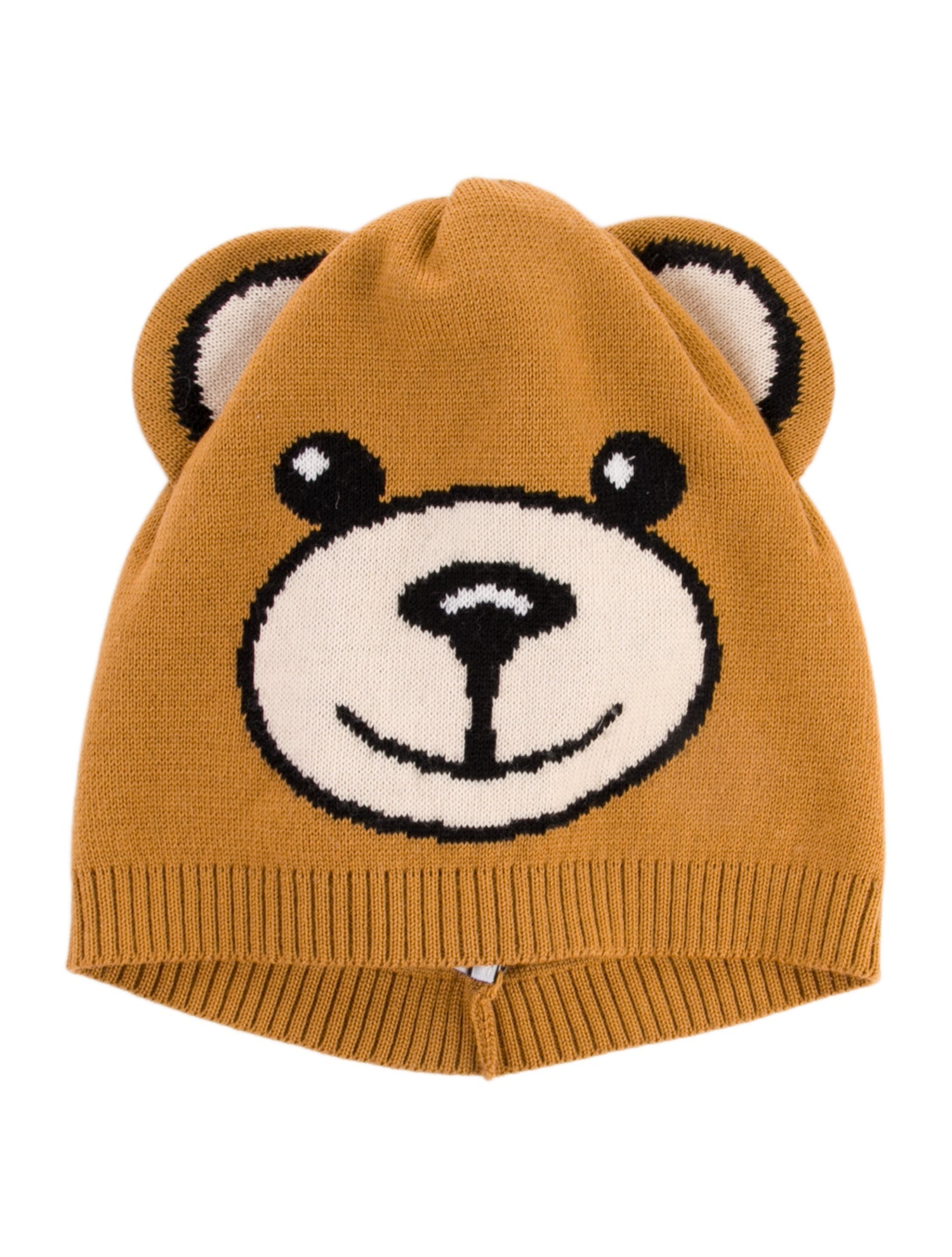 Moschino Couture Wool Bear Beanie