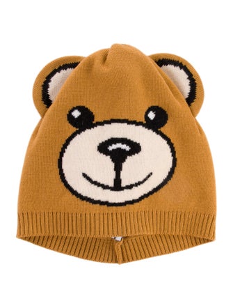 Moschino Couture Wool Bear Beanie