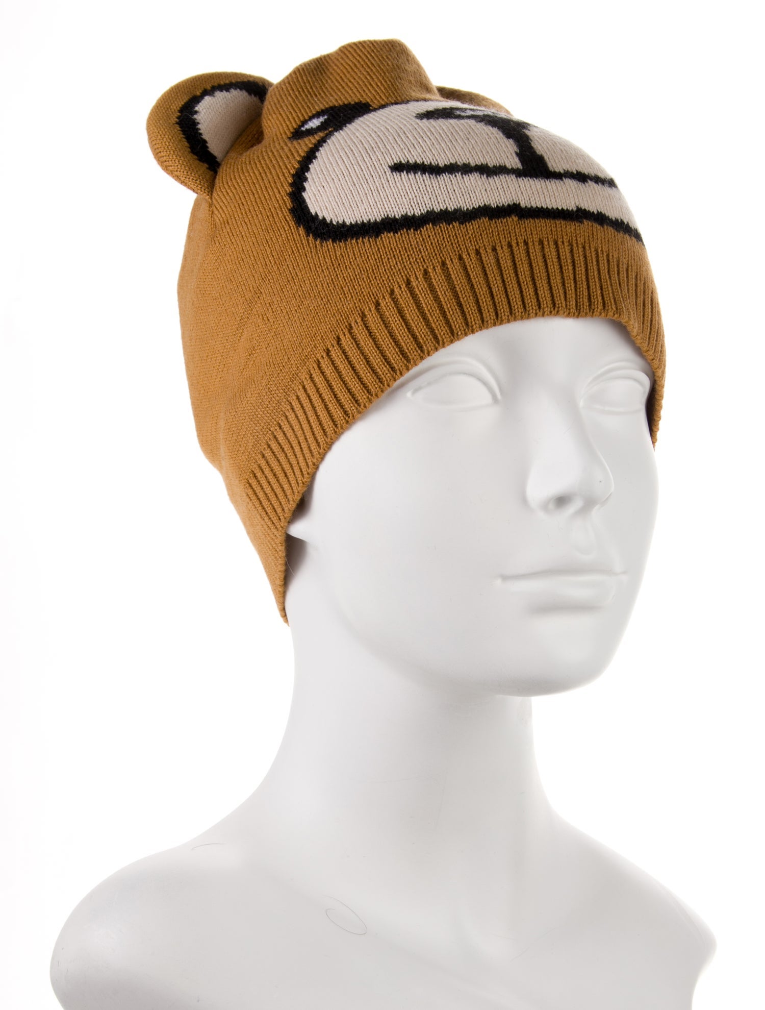 Moschino Couture Wool Bear Beanie