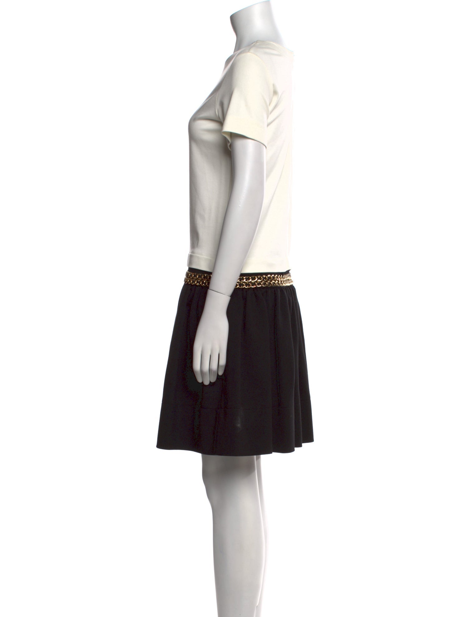 Moschino Couture Crew Neck Mini Dress