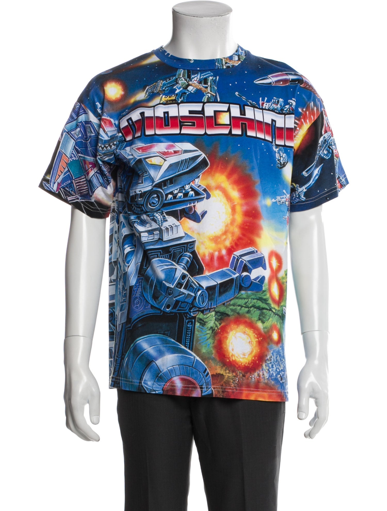 Moschino Couture Printed Crew Neck T-Shirt