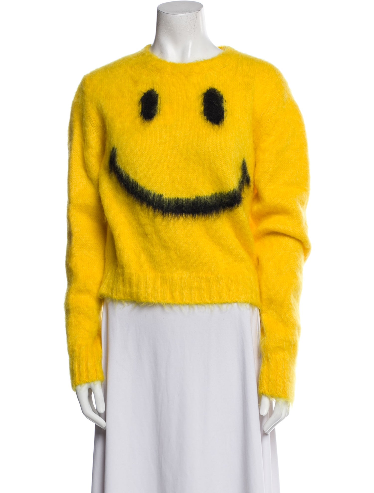 Moschino Couture Graphic Print Crew Neck Sweater