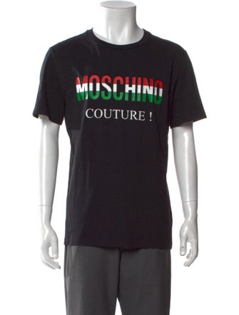 Moschino Couture Graphic Print Crew Neck T-Shirt