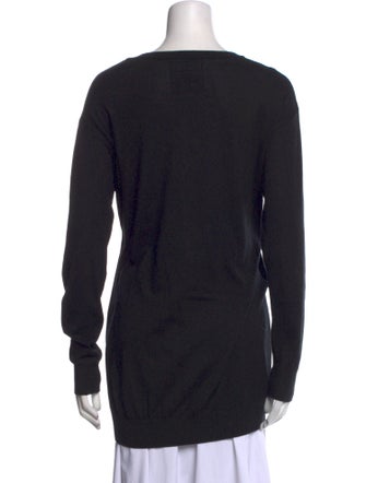 Moschino Couture Graphic Print Scoop Neck Sweater