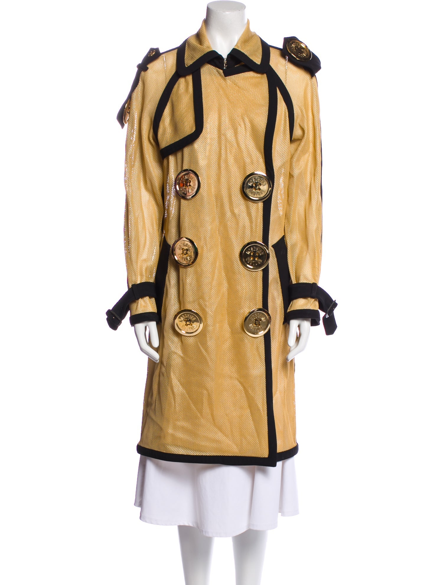 Moschino Couture Nylon Trench Coat