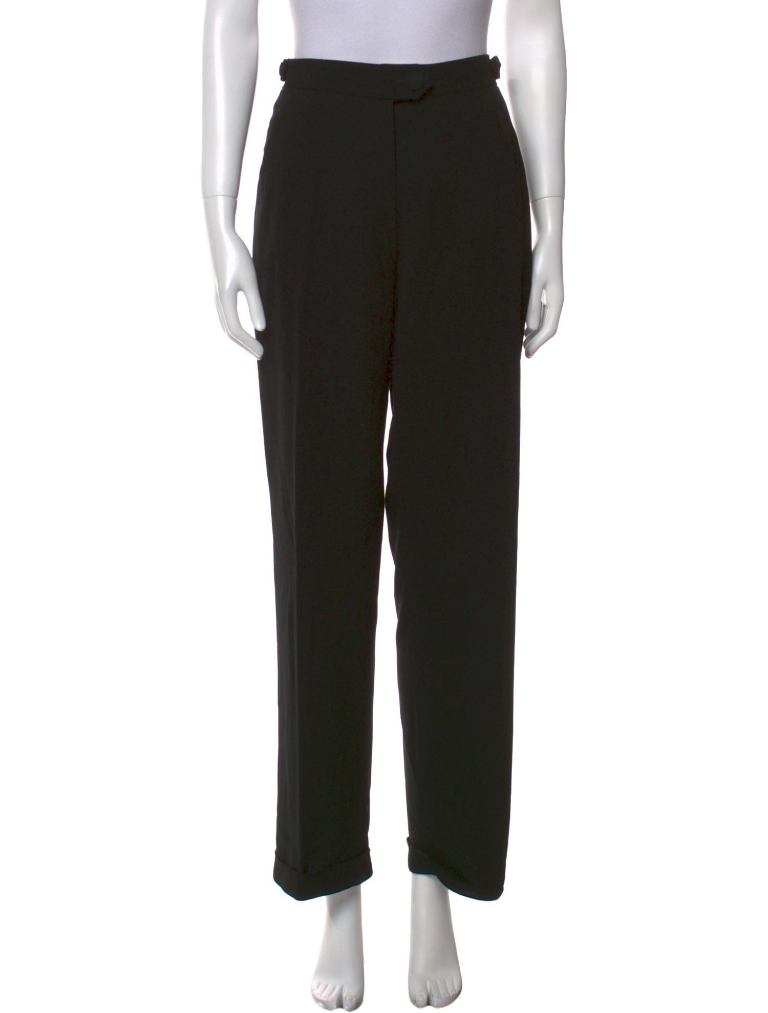 Moschino Couture Virgin Wool Wide Leg Pants
