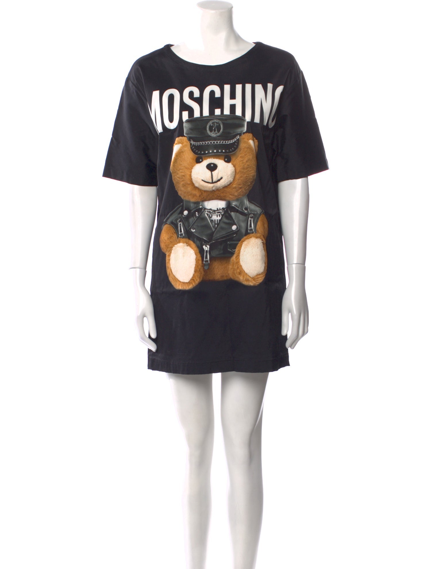 Moschino Couture Graphic Print Mini Dress