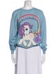 Moschino Couture Virgin Wool Graphic Print Sweater