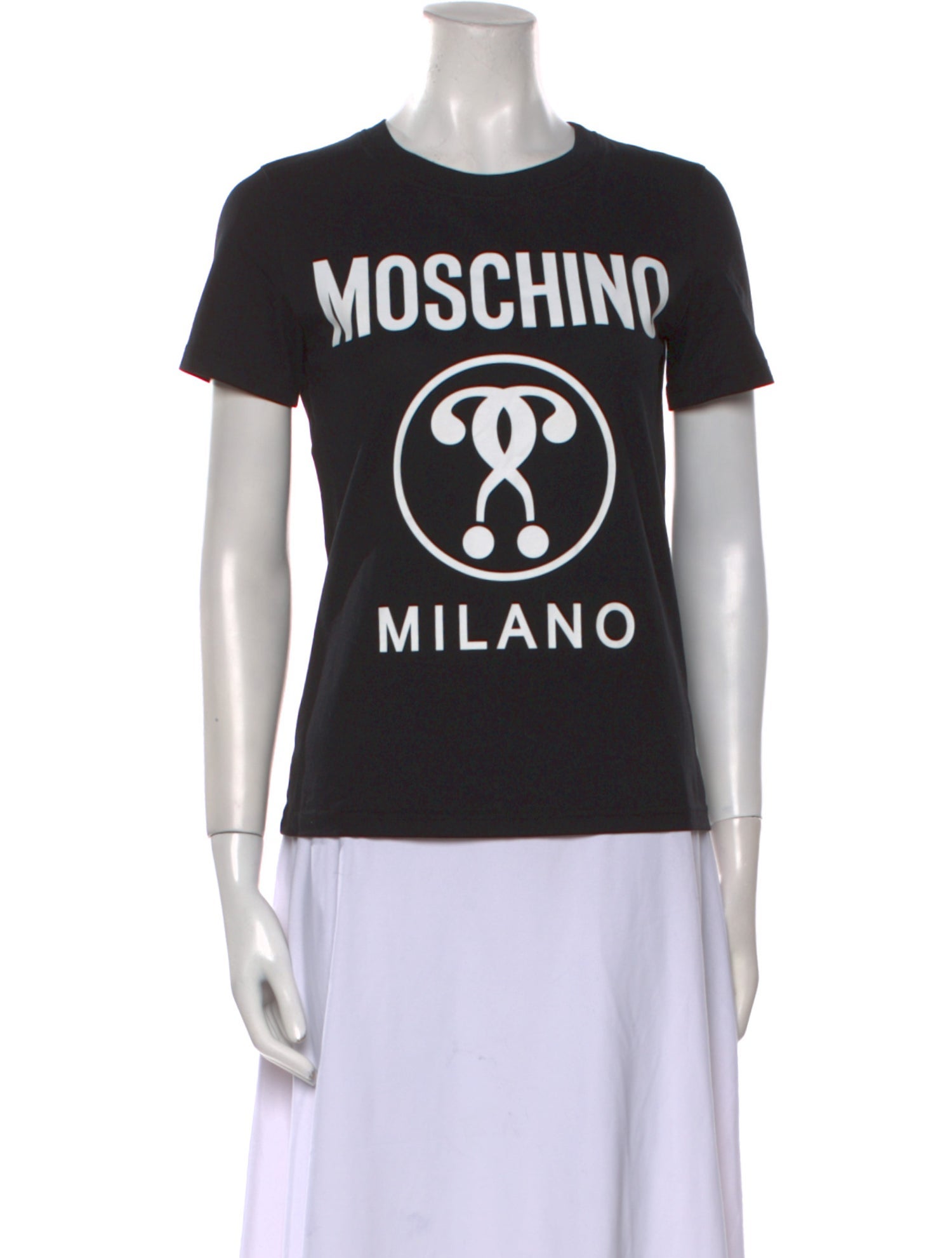 Moschino Couture Graphic Print Crew Neck T-Shirt w/ Tags
