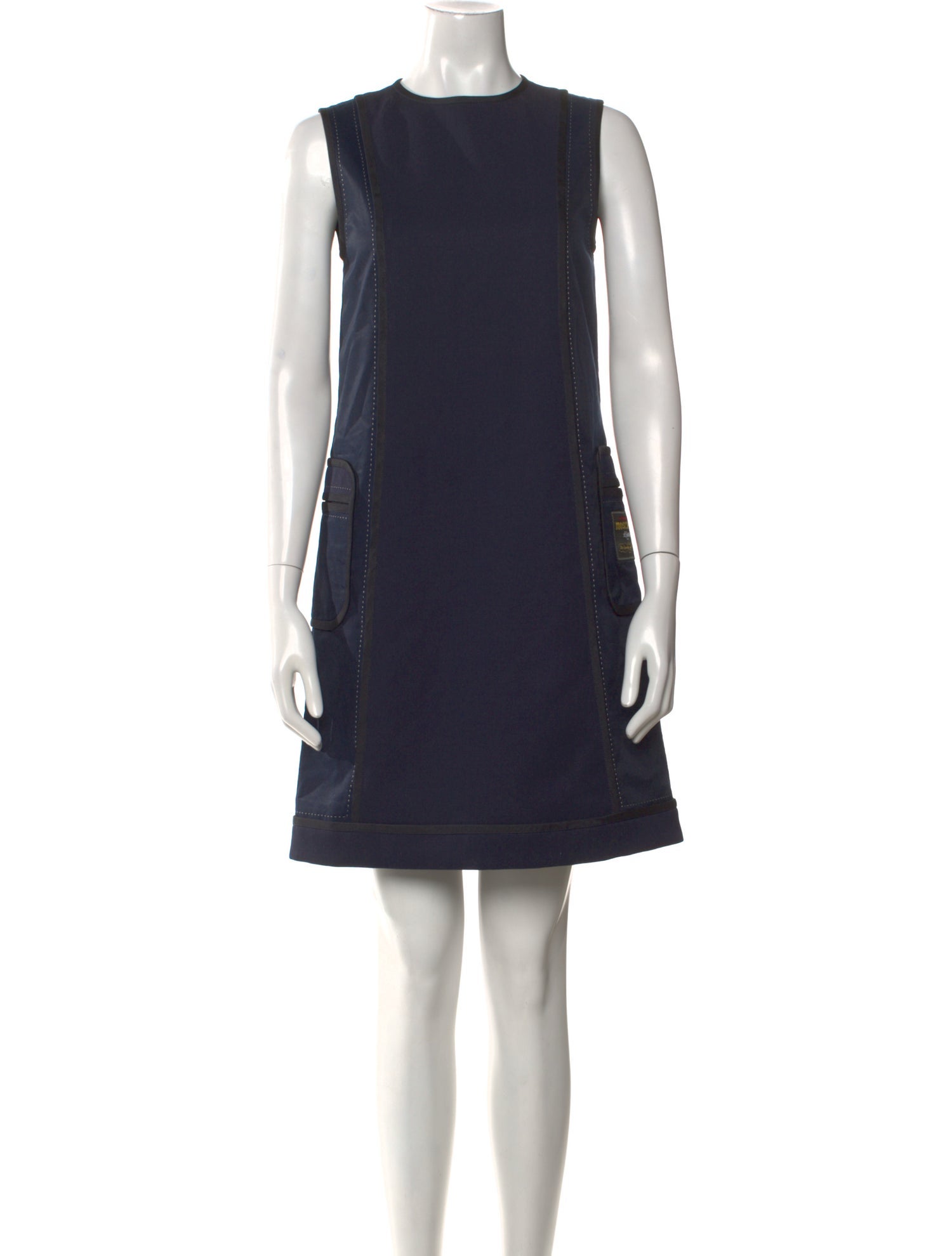 Moschino Couture Virgin Wool Mini Dress