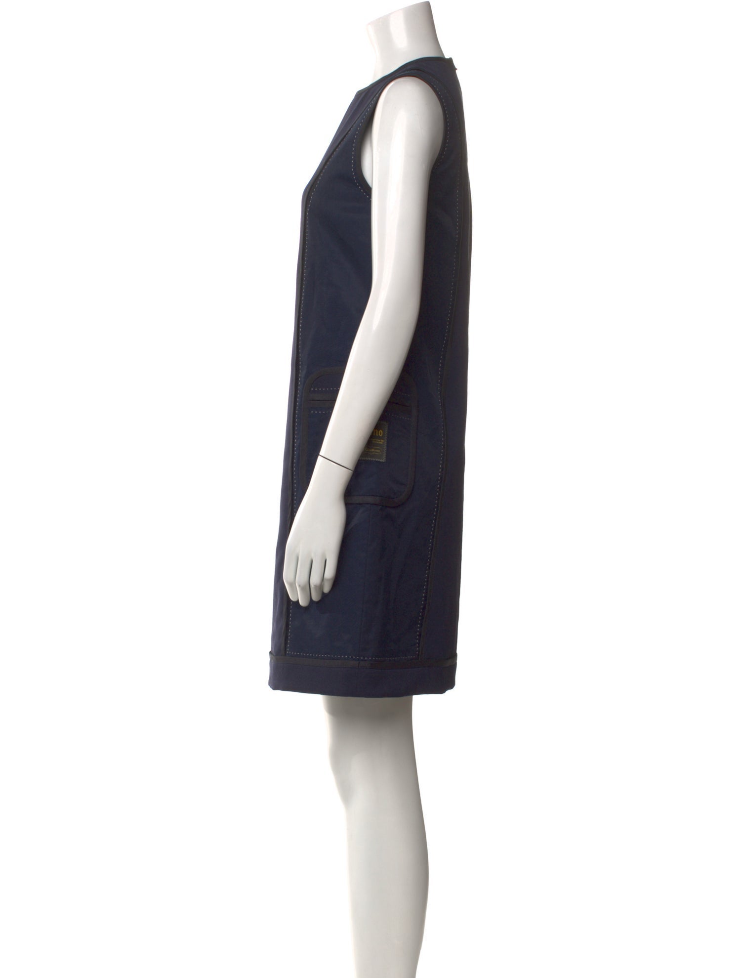 Moschino Couture Virgin Wool Mini Dress