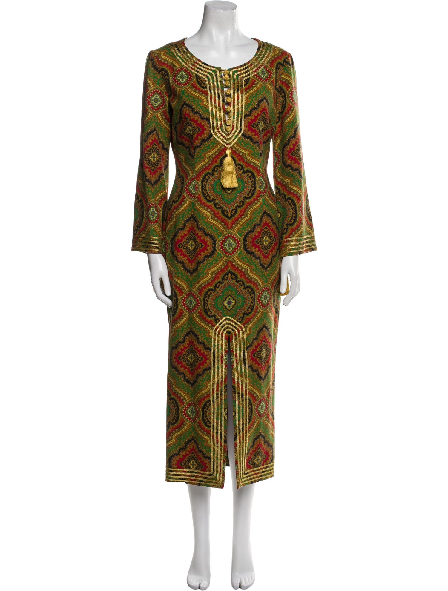 Moschino Couture Wool Long Dress