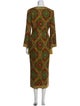 Moschino Couture Wool Long Dress