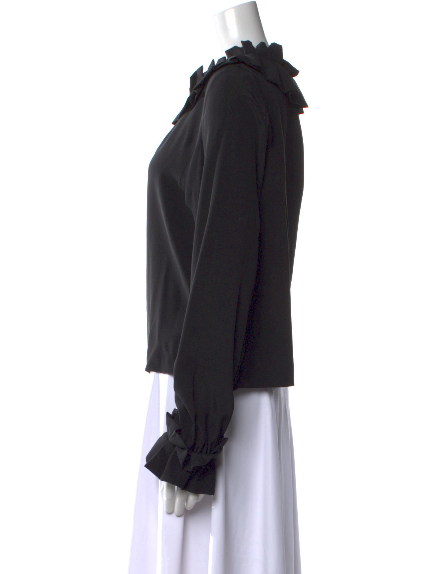 Moschino Couture Silk Crew Neck Sweatshirt