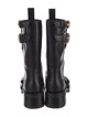 Moschino Couture Leather Moto Boots