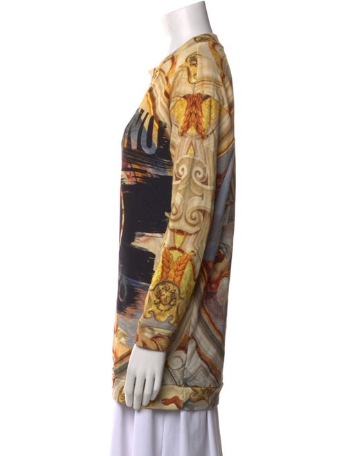 Moschino Couture Printed Crew Neck Tunic