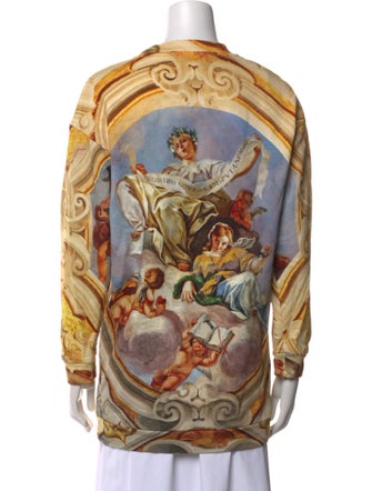 Moschino Couture Printed Crew Neck Tunic