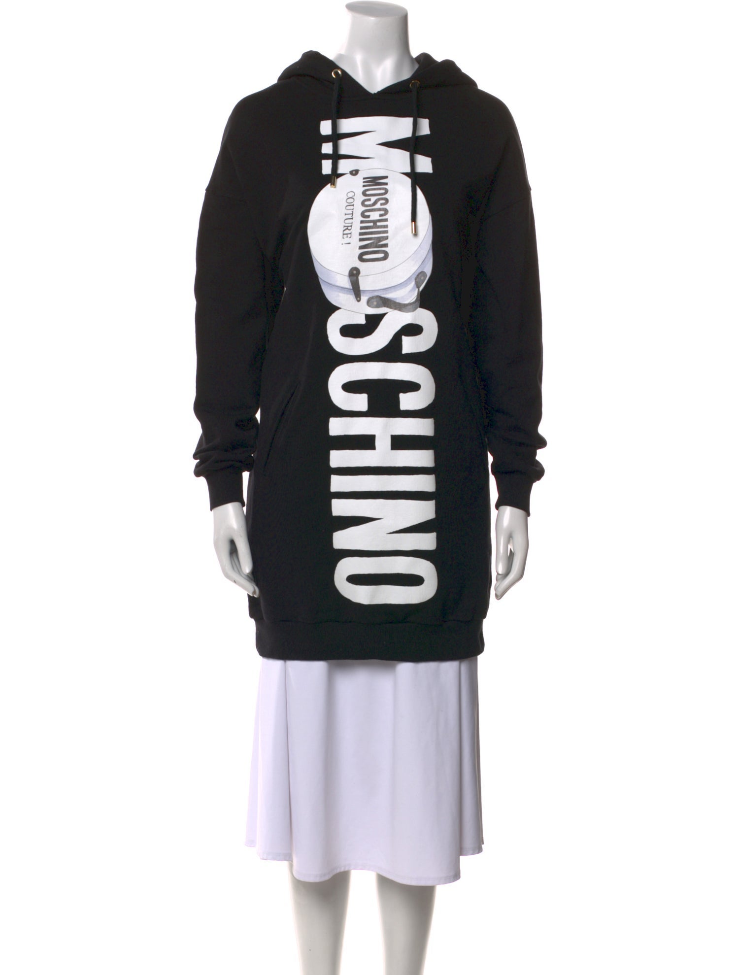 Moschino Couture Graphic Print Crew Neck Sweater